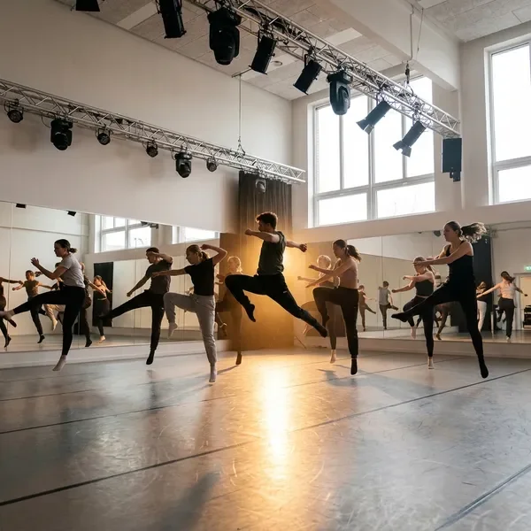 רקדניות באולפן